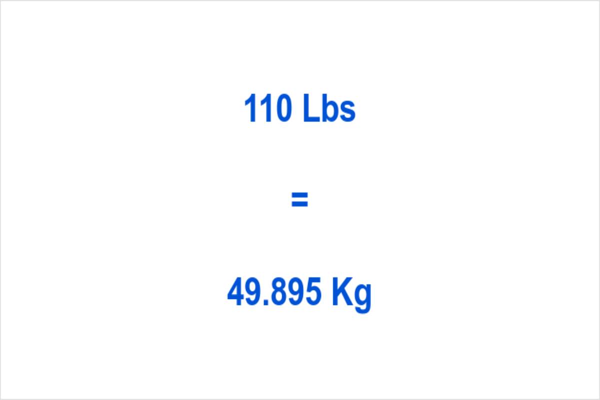 110 Kilos In Pounds