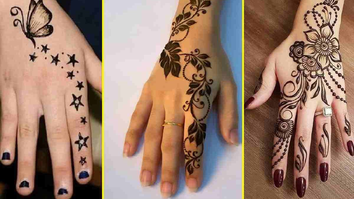 Henna Tattoo Mehndi Design Simple